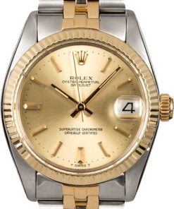HandMade The Mid-Size Rolex Datejust 6827 Champagne Dial