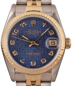 HandMade The Rolex Datejust Mid-size 68273 Two Tone Jubilee