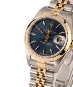 Alternative view of HandMade The Rolex Datejust 69163 Blue Index Dial