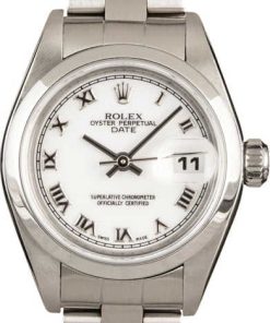 HandMade The Ladies Rolex Date 79160 White Roman