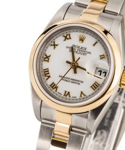 Alternative view of HandMade The Rolex Datejust 79163 White Roman Dial