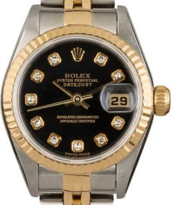 HandMade The Rolex Datejust 79173 Black Diamond Dial