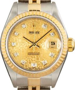 HandMade The Ladies Rolex Datejust 79173 Diamond Dial