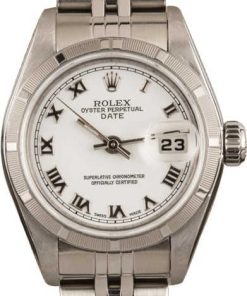 HandMade The Rolex Ladies Datejust 79190 White Roman Dial