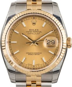 HandMade The Unworn Rolex Datejust 116233 Two Tone Watch