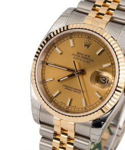 Alternative view of HandMade The Unworn Rolex Datejust 116233 Two Tone Watch