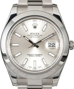 HandMade The Rolex Datejust II 116300 Silver Dial Steel Oyster