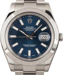 HandMade The Rolex Steel Datejust 116300 Blue Dial