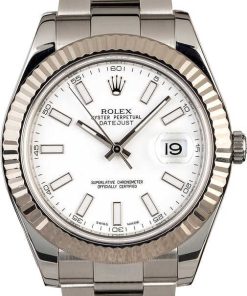 HandMade The Rolex Datejust II Ref 116334 White Luminescent