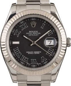 HandMade The Rolex Datejust II Ref 116334 Black Roman Dial