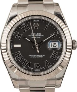 HandMade The Unworn Rolex Datejust II Ref 116334 Black Roman Dial T