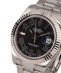 Alternative view of HandMade The Unworn Rolex Datejust II Ref 116334 Black Roman Dial T
