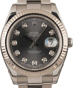 HandMade The Rolex Datejust 116334 Slate Diamond Dial