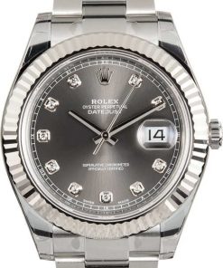 HandMade The Rolex Datejust II 116334 Rhodium Diamond Dial