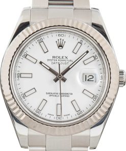 HandMade The Rolex Datejust II Ref 116334 White Luminous Dial