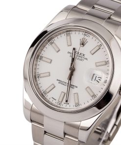 Alternative view of HandMade The Rolex Datejust II Ref 116300 White Dial