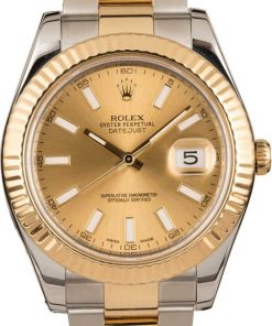 HandMade The Rolex Datejust II Ref 116333 Champagne Luminous Dial