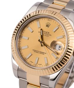 Alternative view of HandMade The Rolex Datejust II Ref 116333 Champagne Luminous Dial