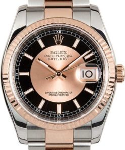 HandMade The Rolex Datejust Rose Gold 116231 Tuxedo Dial