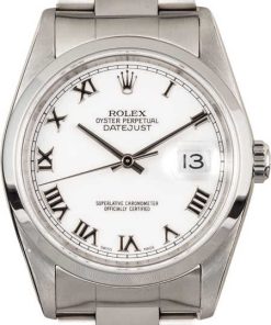 HandMade The Rolex Datejust Stainless Steel Watch 16200 Roman