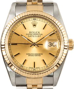 HandMade The Rolex Datejust Stainless Steel and 18k Gold 16013