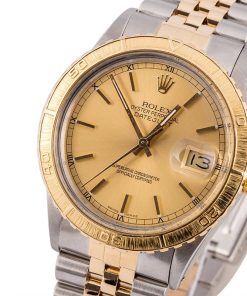 Alternative view of HandMade The Rolex Thunderbird DateJust 16253 Stainless Steel and Gold