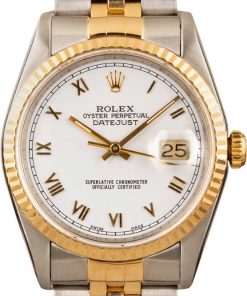 HandMade The Rolex Datejust White 16233 100% Authentic