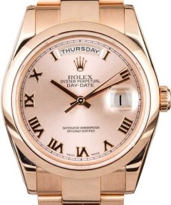 HandMade The Rolex Day-Date 118205 Everose Gold Oyster Bracelet