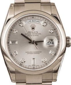 HandMade The Unworn Rolex White Gold Day Date 118209 Diamond Dial
