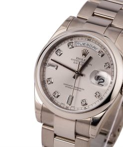 Alternative view of HandMade The Unworn Rolex White Gold Day Date 118209 Diamond Dial