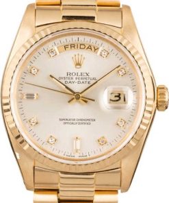 HandMade The Rolex Day-Date 18038 President Diamond Dial