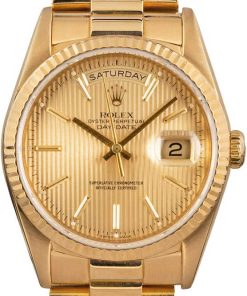 HandMade The Rolex Day-Date 18238 Champagne Dial 18k Yellow Gold