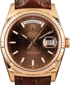 HandMade The Rolex Day-Date Everose 118135 - Factory Stickers on Case