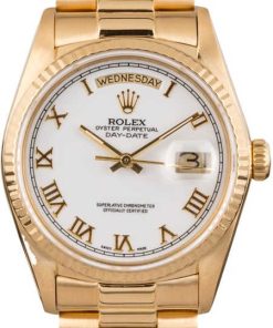 HandMade The Rolex Day-Date 18038 White Roman Dial
