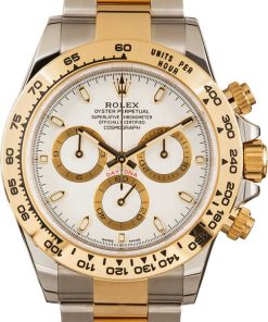 HandMade The Rolex Daytona Cosmograph 116503 Two Tone with White Dial