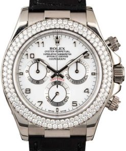HandMade The Rolex Daytona 116589 White Gold Case with Diamond Bezel