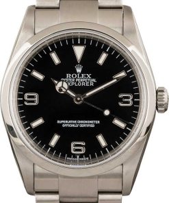 HandMade The Rolex Explorer 114270 Stainless Steel 100% Authentic