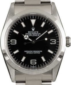 HandMade The Rolex Explorer 14270 Black Arabic Dial