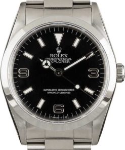 HandMade The Rolex Explorer 14270 Rare Blackout Dial
