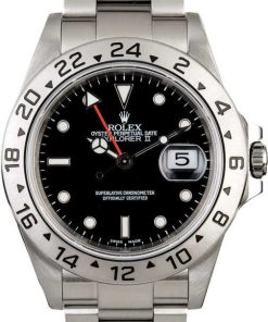 HandMade The Certified Men's Rolex Explorer II Ref 16570 Black Dial