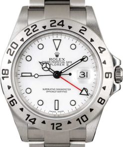 HandMade The Rolex Explorer II Ref 16570 White Dial Steel Oyster