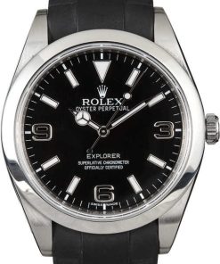 HandMade The Rolex Explorer 214270 Rubber Strap