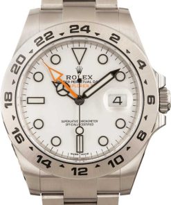 HandMade The Rolex Explorer II 216570 White Dial 100% Authentic