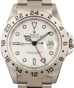 HandMade The Rolex Explorer II Ref 16570 White Dial Stainless Steel