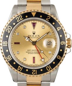 HandMade The Rolex GMT-Master II 16713 Ruby Diamond Dial