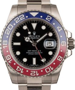 HandMade The Rolex GMT Master II Ref 116719BLRO White Gold Pepsi