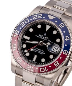 Alternative view of HandMade The Rolex GMT Master II Ref 116719BLRO White Gold Pepsi