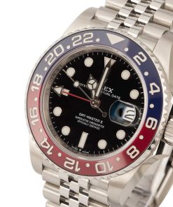 Alternative view of HandMade The Rolex GMT-Master II Ref 126710 Ceramic 'Pepsi' Steel Jubilee Band