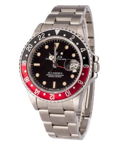 Alternative view of HandMade The Rolex GMT-Master II Ref 16760 'Fat Lady Coke' Insert