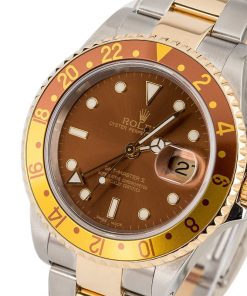 Alternative view of HandMade The Rolex GMT-Master II Ref 16713 Root Beer